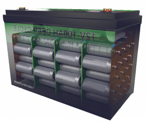 12V 100AH Lithium Battery Structure