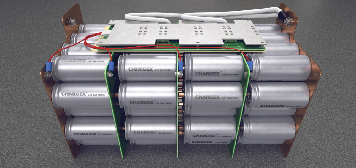 12V 100AH Lithium Ion Battery Cell Structure