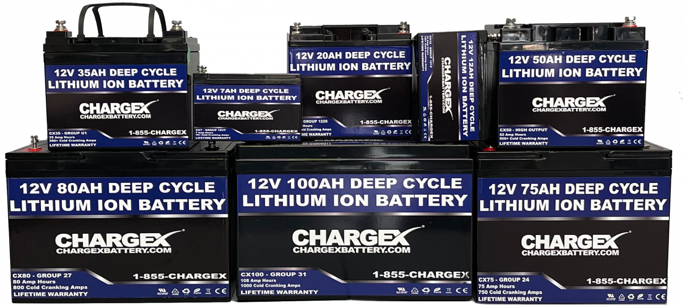 Chargex® 12V 100AH Lithium Ion Battery