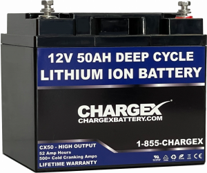12V 50AH Deep Cycle / Starting Lithium Ion Battery