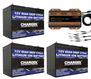 36V 80AH Lithium Ion Battery Kit Deep Cycle Starting Marine RV Golf Cart Solar 