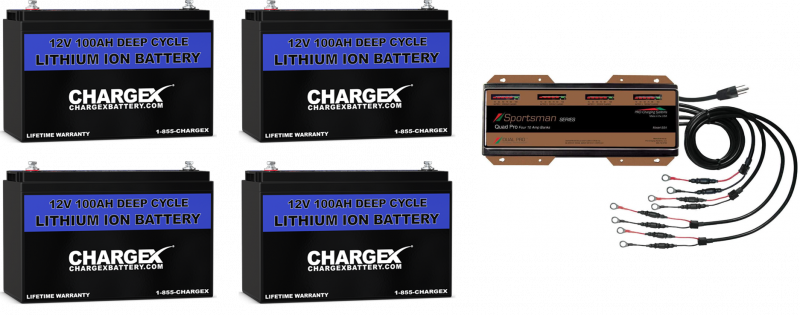 Chargex® 48V 100AH Lithium Ion Battery