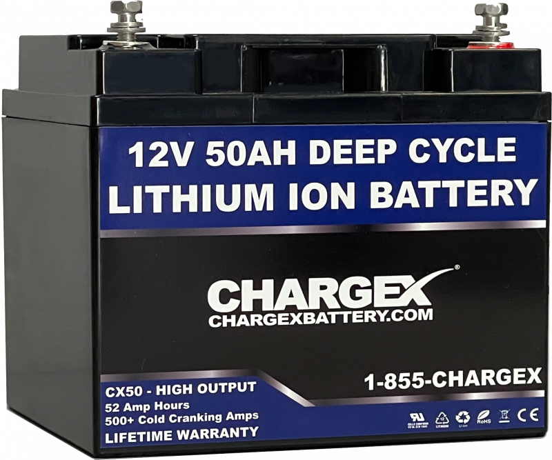 12V 50AH Lithium Ion Battery