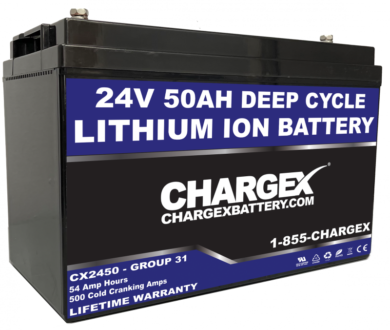 24V 50 AH Lithium Ion Battery Deep Cycle Lithium Ion 57 OFF