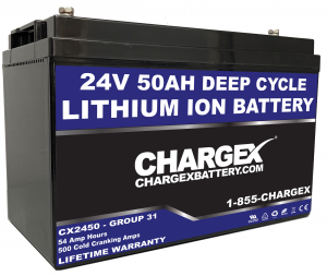 24V 50AH Group 31 Lithium Ion Battery