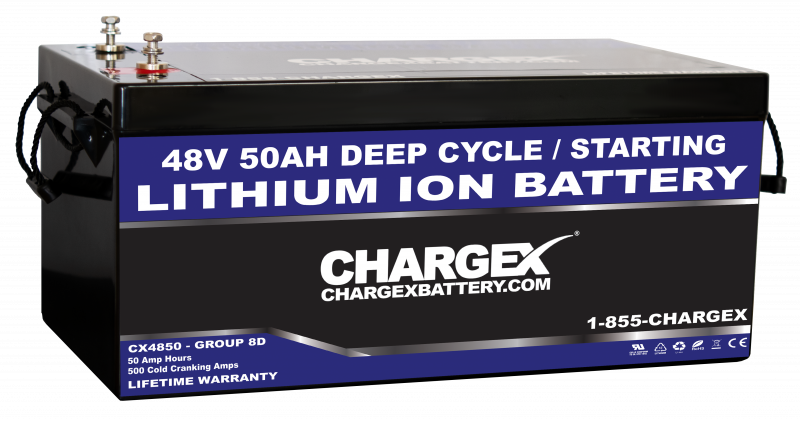 48V 50AH Lithium Ion Battery Group 8D