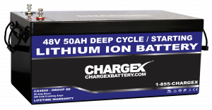 48V 50AH Lithium Ion Battery Group 8D