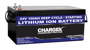 24V 100AH Group 8D Deep Cycle Lithium Ion Battery