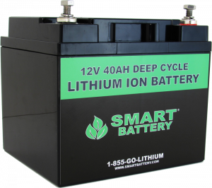 12V 40 AH Lithium Ion Battery | Deep Cycle Lithium Ion Battery | Smart Battery