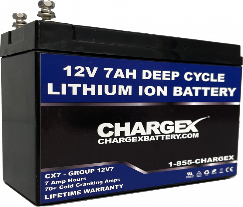 12V 7AH Deep Cycle Lithium Ion Battery