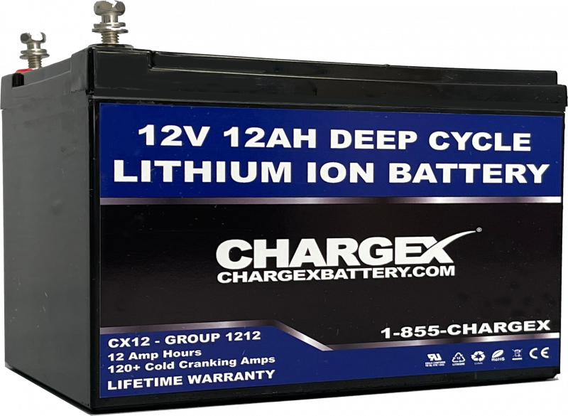 12V 12AH Deep Cycle Lithium Ion Battery