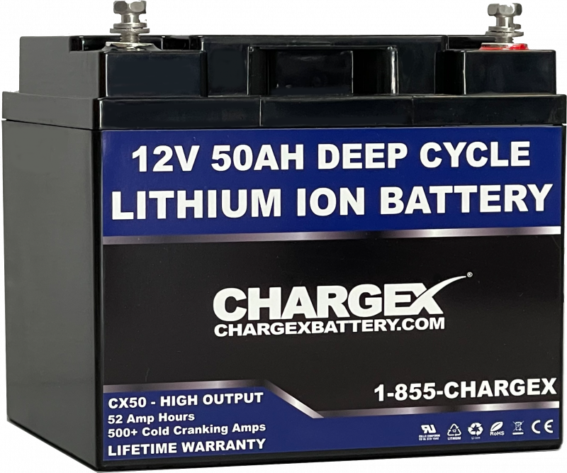 12V 50AH Deep Cycle Lithium Ion Battery