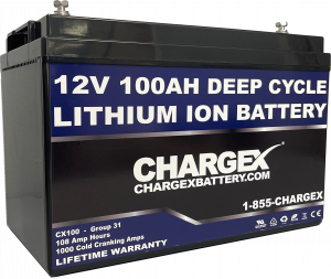 CHARGEX® 12V 100AH Lithium Ion Battery