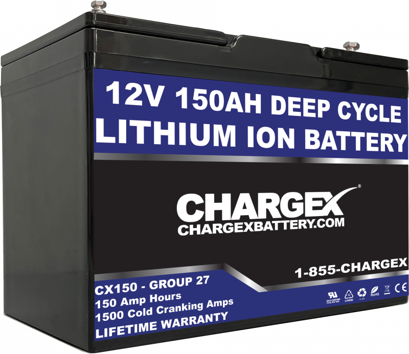 12V 150AH Lithium Ion Battery - CX150 - - 12 Volt Lithium Ion Batteries In Replacement Batteries