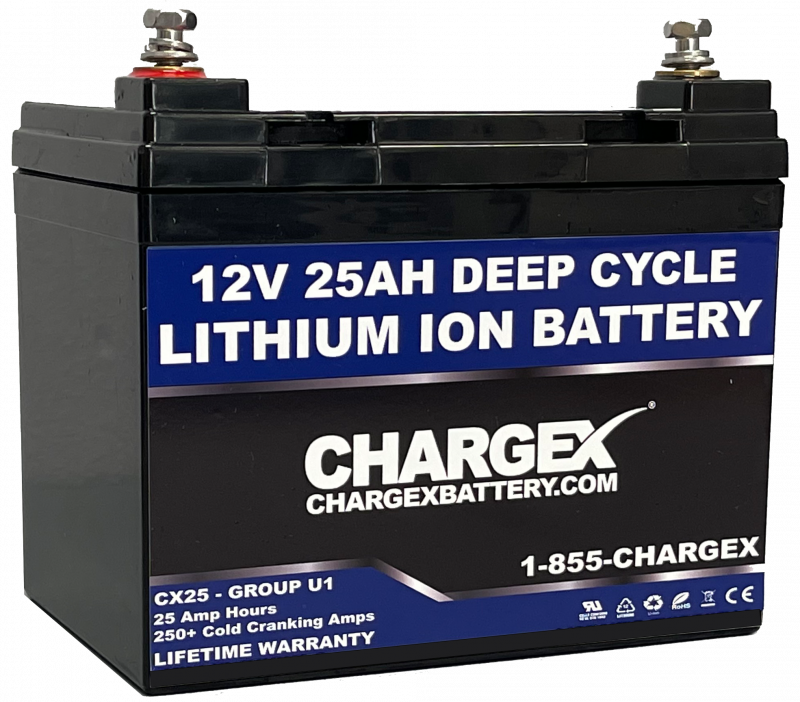 12V 25AH Deep Cycle Lithium Ion Battery