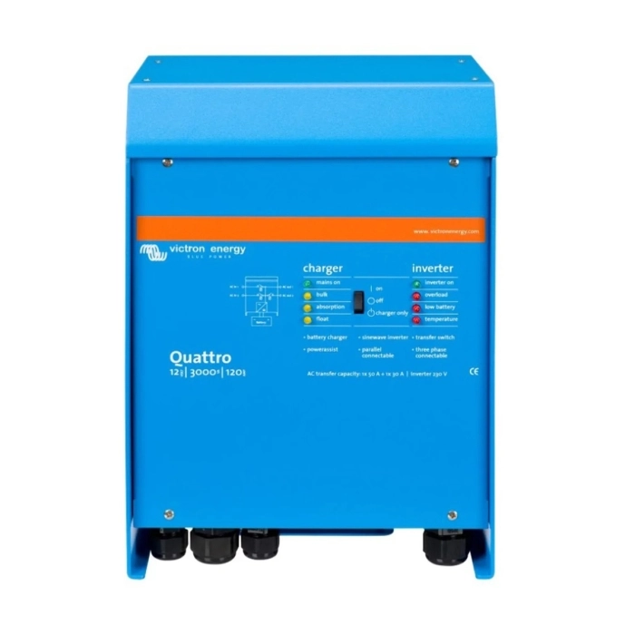 Victron Quattro Inverter Charger 12/3000/120-50/50 230V VE.Bus