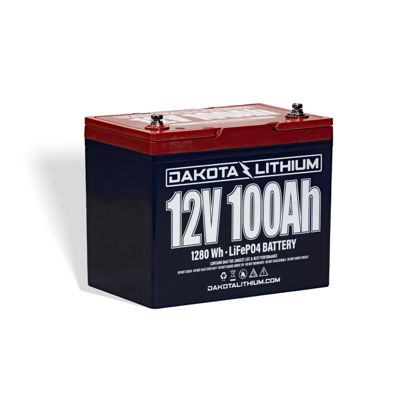 Dakota Lithium 12V 100Ah Deep Cycle Heated LiFePO4 Battery DL100