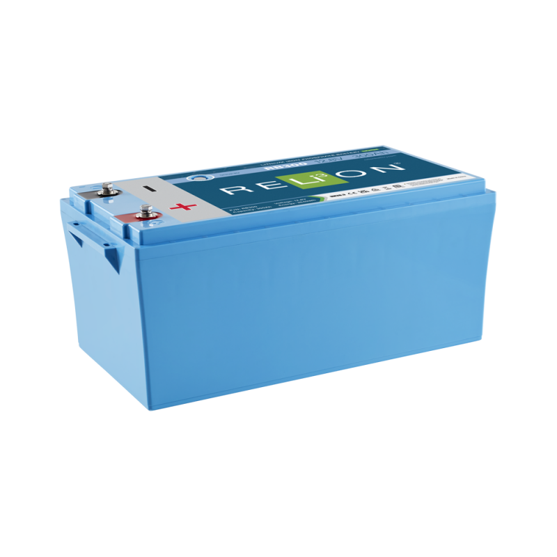 RELiON RB300 12V 300Ah LiFePO4 deep cycle lithium battery Group 8D for marine, solar, RV, and off-grid applications