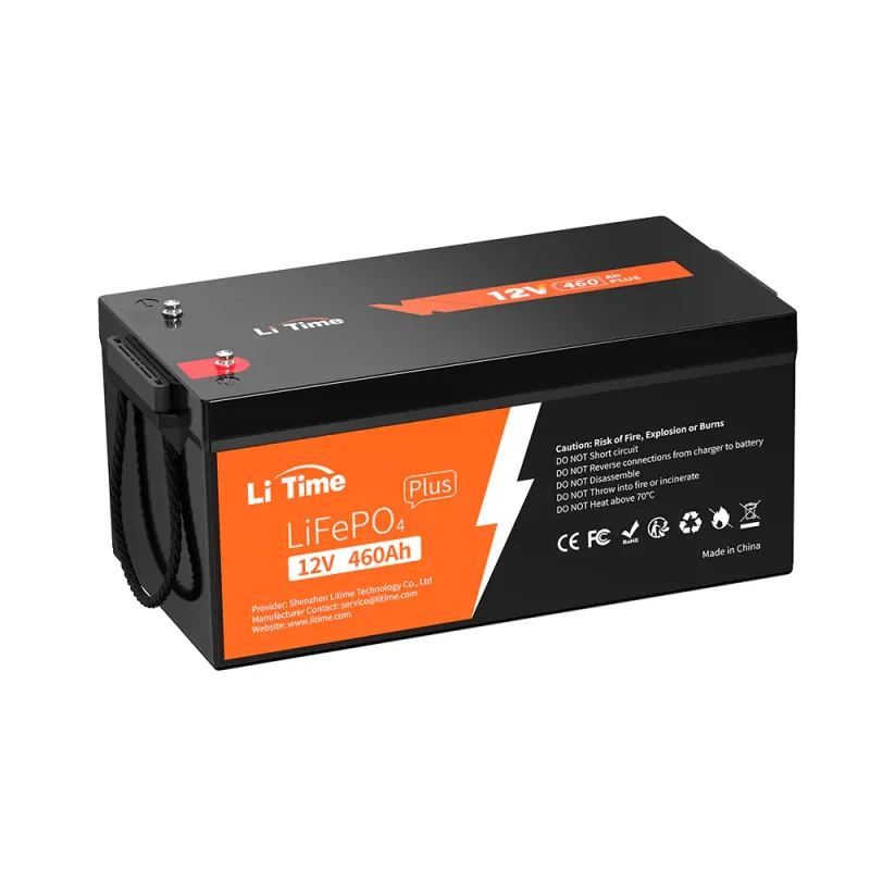 LiTime 12V 460Ah LiFePO4 deep cycle lithium battery Group 8D for marine, solar, RV, and off-grid applications