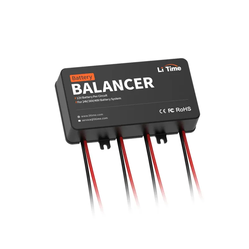 LiTime 48V battery balancer for series & parallel LiFePO4 batteries in RV, solar, marine, and off-grid applications