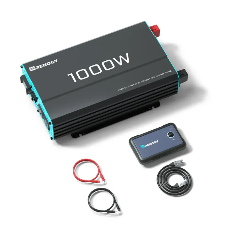 Renogy 1000W 12V pure sine wave inverter for RV, marine, solar, and off-grid applications
