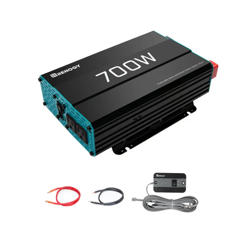 Renogy 700W 12V pure sine wave inverter for RV, marine, solar, and off-grid applications