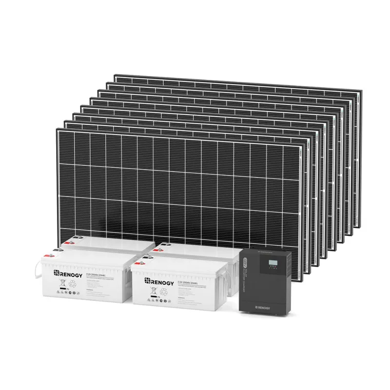 Renogy 2.5kW Essential Plus Cabin Kit 19.2kWh complete off-grid solar power system for tiny homes, cabins, and remote applications