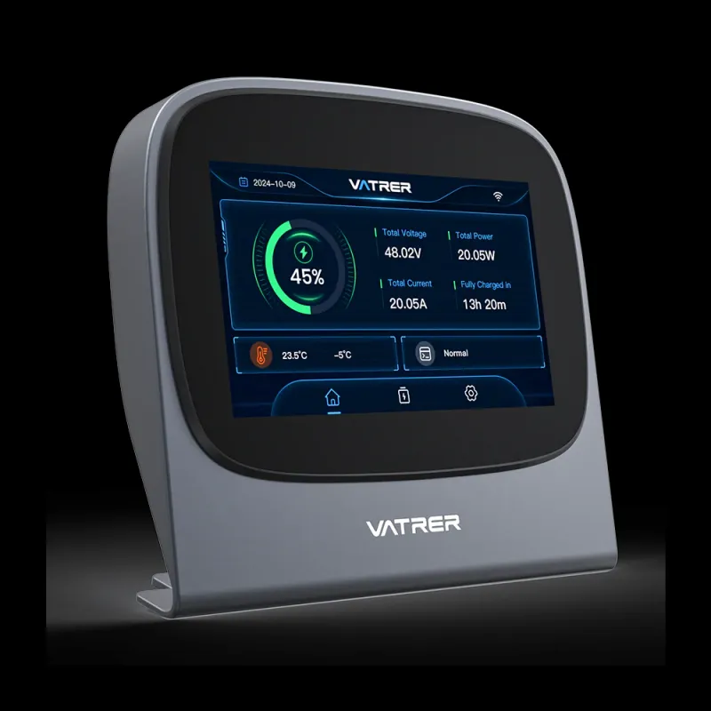 Vatrer 10V-90V Bluetooth lithium battery monitor with shunt for real-time SOC voltage current tracking in RV marine solar golf cart applications