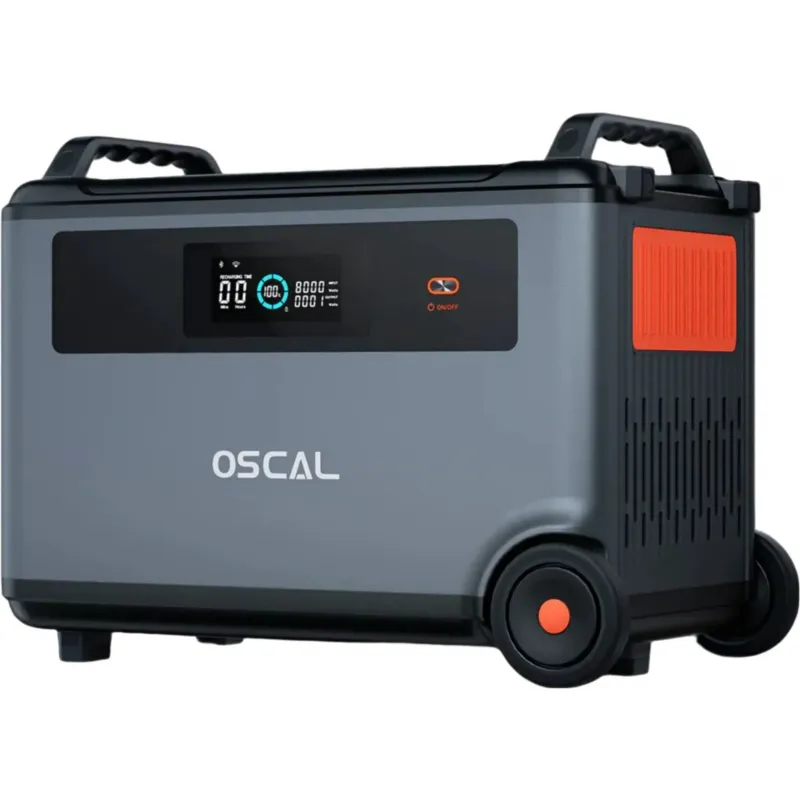 Oscal BP3600 expansion battery 3600Wh LiFePO4 for PowerMax 3600 and 6000 portable power stations home backup RV off-grid applications