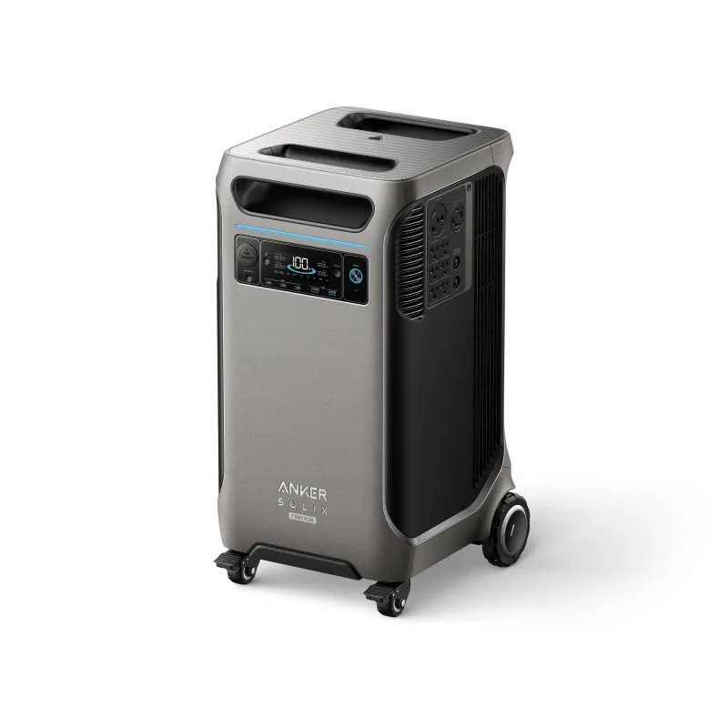 Anker SOLIX F3800 Plus portable power station 3840Wh LiFePO4 battery with 6000W output for home backup RV EV charging off-grid applications