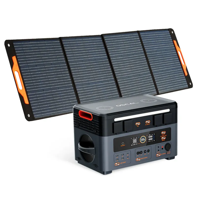 Oscal PowerMax 2400 portable power station 2400W 1872Wh LiFePO4 battery for home backup RV off-grid applications