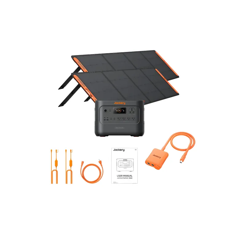 Jackery Explorer 3000 V2 portable power station 3072Wh LiFePO4 battery with 3600W output for home backup RV off-grid applications (without solar panel)