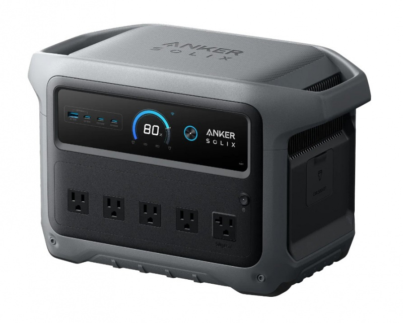 Anker SOLIX C1000 Gen 2 portable power station 1024Wh LiFePO4 battery with 2000W output for camping RV home emergency backup applications