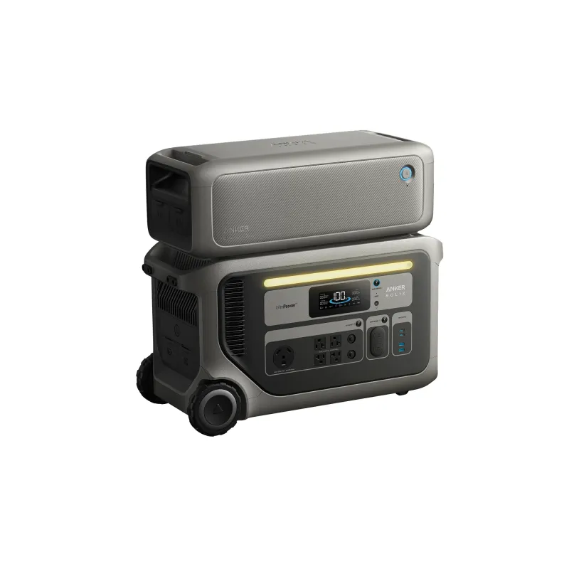 Anker SOLIX F3000 portable power station with BP3000 expansion battery bundle 6144Wh LiFePO4 for home backup RV off-grid applications