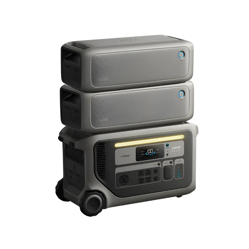 Anker SOLIX F3000 portable power station with BP3000 expansion battery bundle 6144Wh LiFePO4 for home backup RV off-grid applications