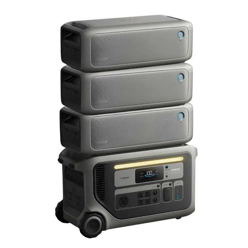 Anker SOLIX F3000 portable power station with BP3000 expansion battery bundle 6144Wh LiFePO4 for home backup RV off-grid applications