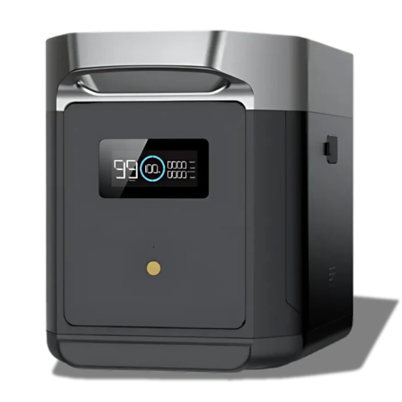 EcoFlow DELTA 2 Max Smart Extra Battery 2048Wh LiFePO4 expansion for DELTA 2 Max portable power station home backup RV off-grid applications