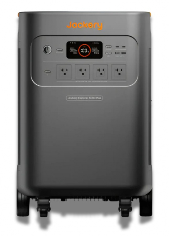 Jackery Explorer 5000 Plus portable power station 10080Wh LiFePO4 battery with 7200W output for whole-home backup RV off-grid applications