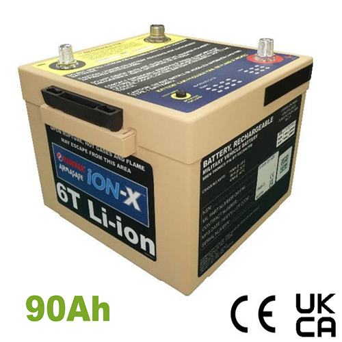 BT-70939M-TPB (6T) Hawker ION-X military-grade 24V lithium-ion battery for tactical vehicle off-grid heavy-duty applications