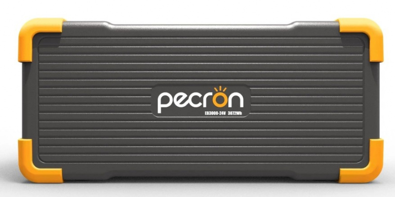 PECRON EB3000-24V expansion battery 3072Wh LiFePO4 for E2000LFP portable power station home backup RV off-grid applications