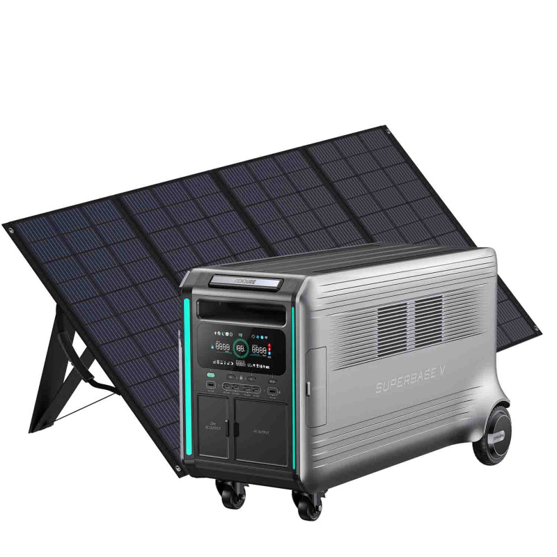 Zendure SuperBase V4600 portable power station 4608Wh semi-solid state LiFePO4 battery with 3800W output for home backup RV off-grid applications