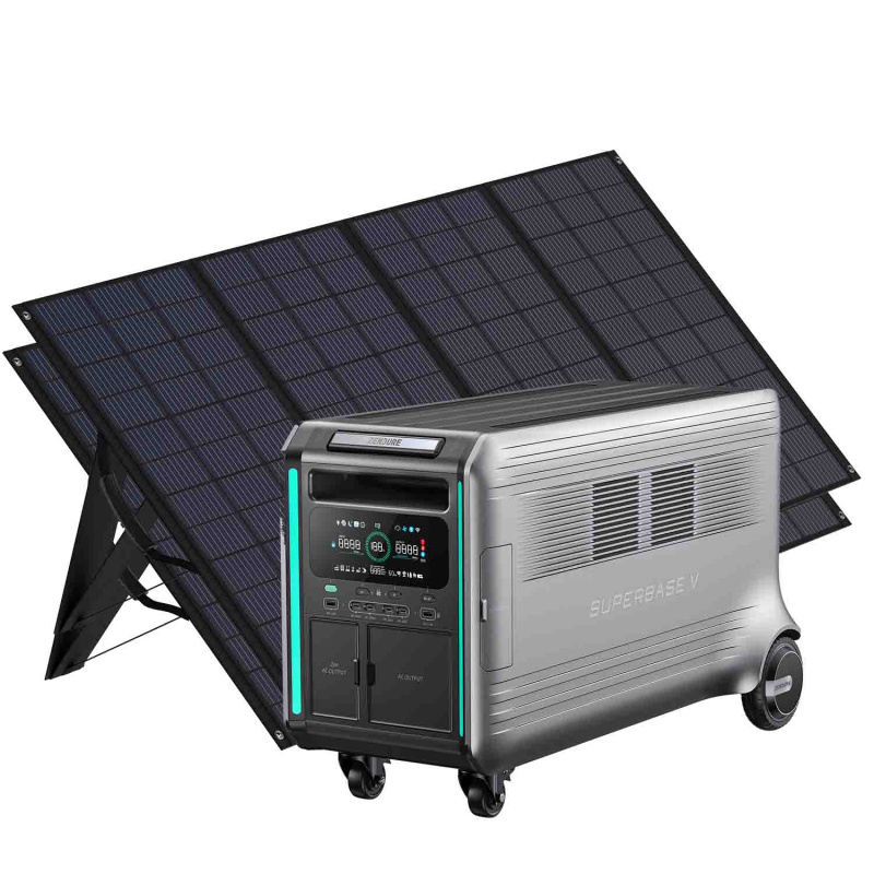 Zendure SuperBase V4600 portable power station 4608Wh semi-solid state LiFePO4 battery with 3800W output for home backup RV off-grid applications