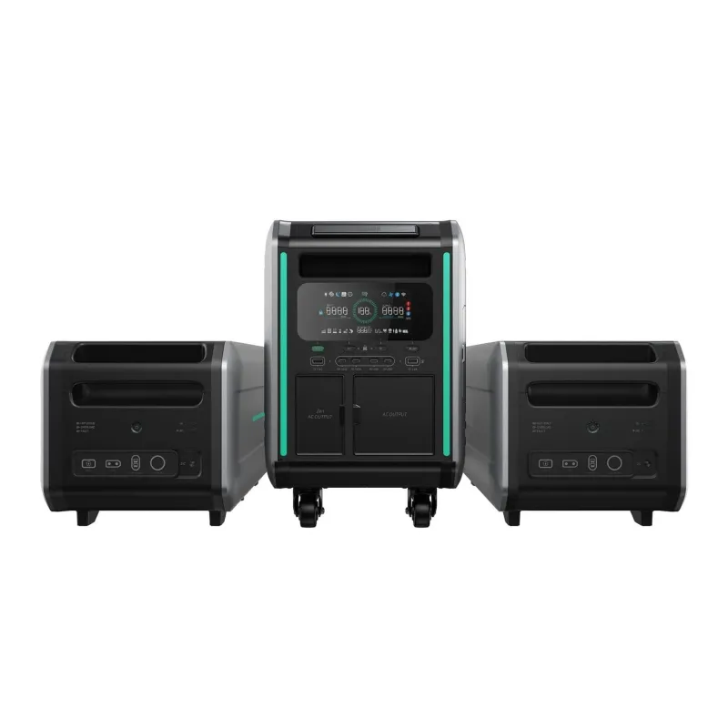 Zendure SuperBase V6400 power station with 1x B4600 satellite battery 9216.7kWh semi-solid state LiFePO4 for whole-home backup RV off-grid applications