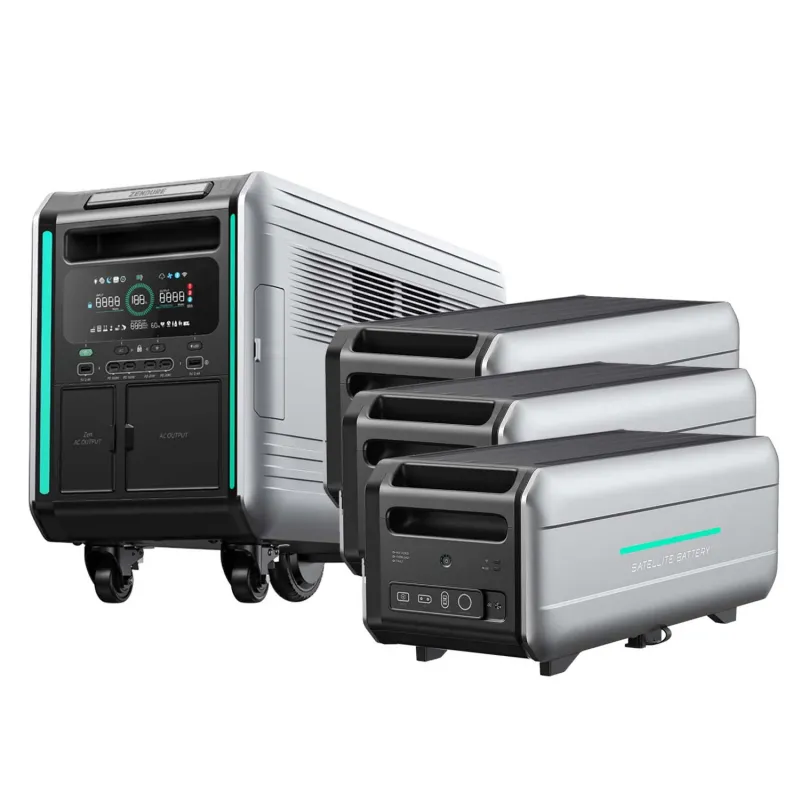 Zendure SuperBase V6400 power station with 1x B4600 satellite battery 9216.7kWh semi-solid state LiFePO4 for whole-home backup RV off-grid applications
