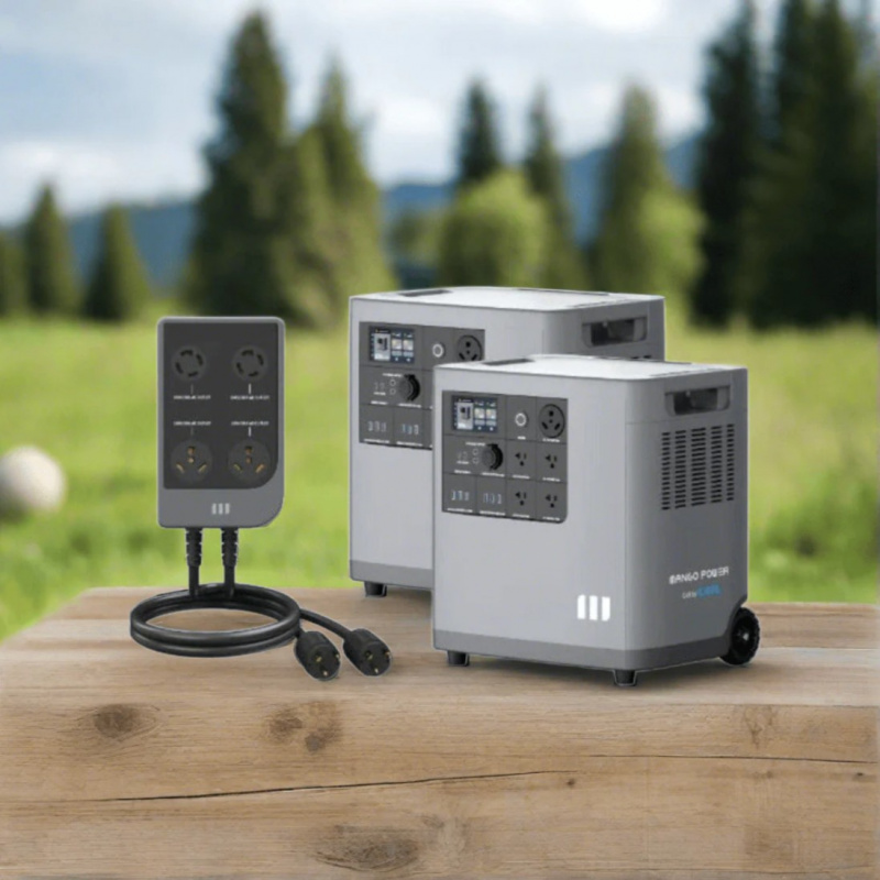 Mango Power 240V Power Kit with 2x Mango Power E and mSocket Pro 4032Wh LiFePO4 for whole-home backup RV off-grid applications