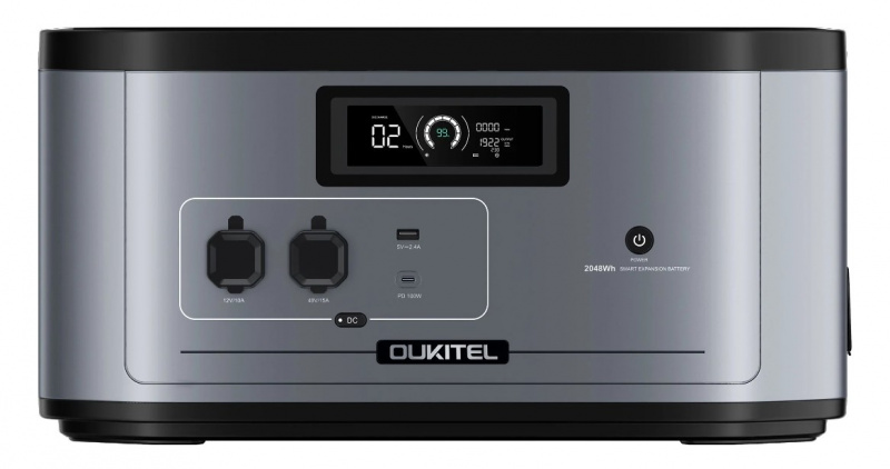 OUKITEL B2000 expansion battery 2048Wh LiFePO4 for P2000 P5000 Pro portable power station home backup RV off-grid applications