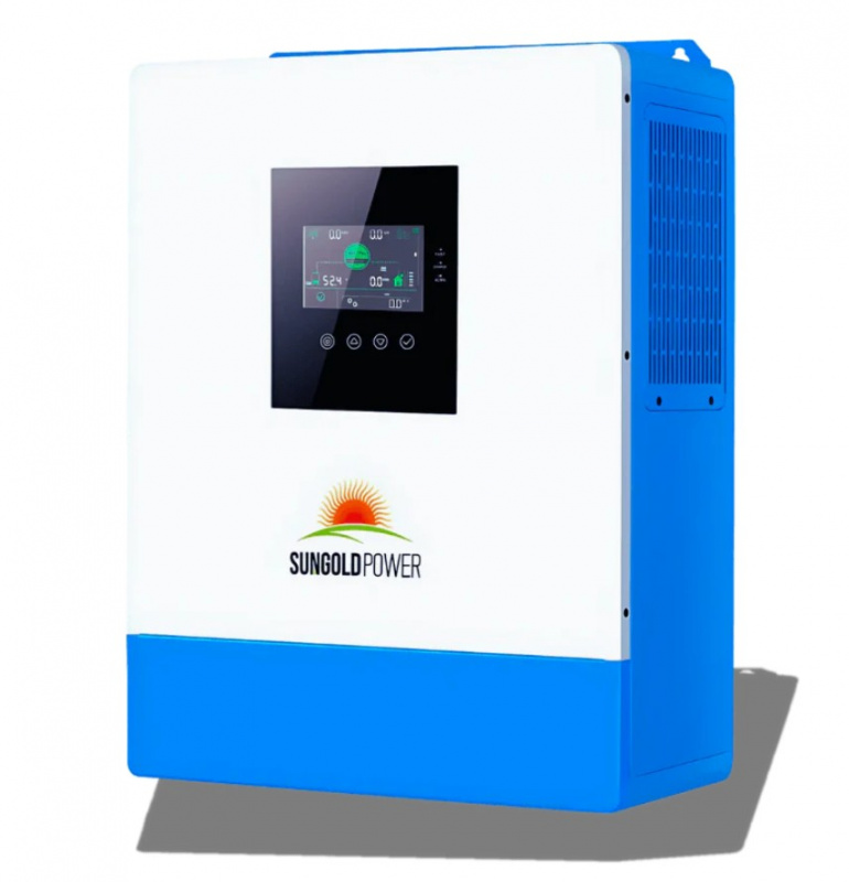 Sungold Power SPH5048P 5000W 48V hybrid solar inverter with 100A MPPT for off-grid whole-home backup RV applications (inverter only)