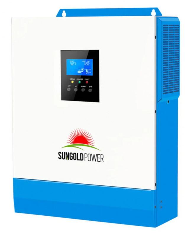 Sungold Power SPH5048P 5000W 48V hybrid solar inverter with 100A MPPT for off-grid whole-home backup RV applications (inverter only)