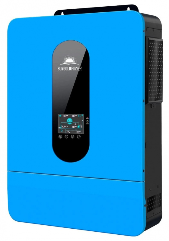 SunGold Power SPH6548P 6500W 48V hybrid solar inverter with 100A MPPT for off-grid whole-home backup RV applications (inverter only)