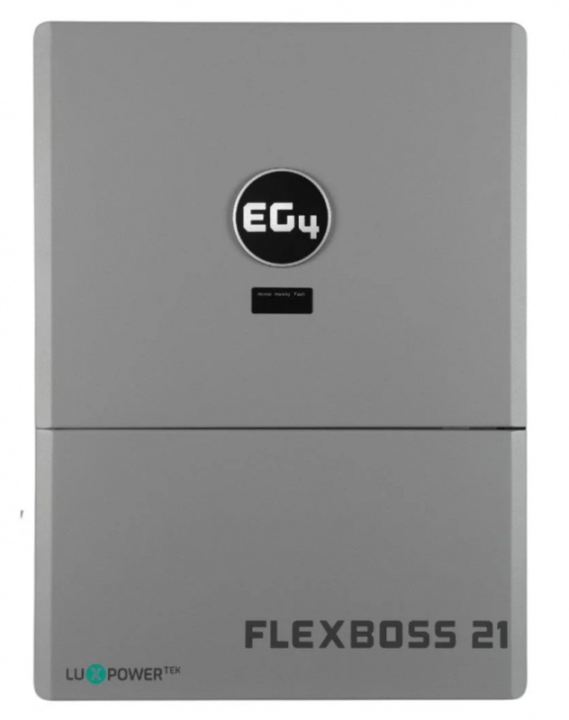 EG4 FlexBOSS21 all-in-one 48V split-phase hybrid solar inverter with 21kW PV input for whole-home backup off-grid applications